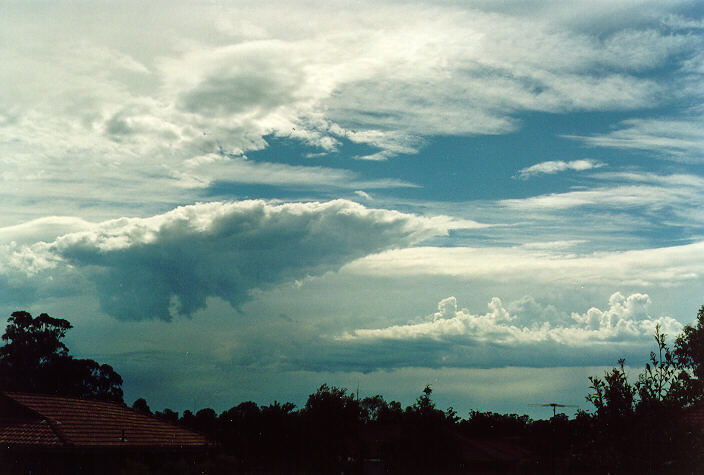 altostratus altostratus_cloud : Oakhurst, NSW   20 November 1994