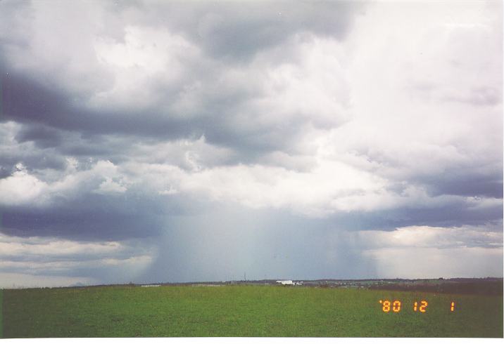 cumulonimbus thunderstorm_base : Rooty Hill, NSW   6 January 1995
