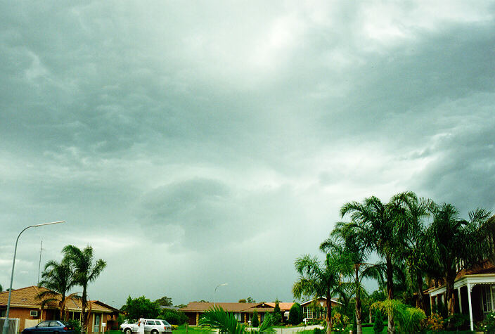 cumulonimbus thunderstorm_base : Oakhurst, NSW   6 January 1995