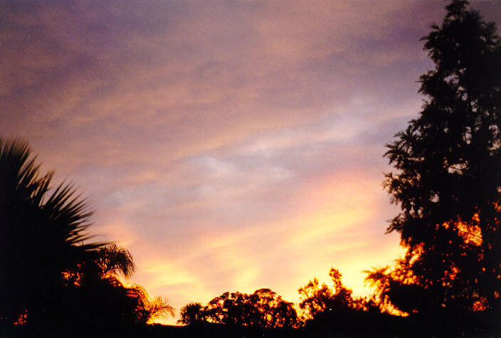 altostratus altostratus_cloud : Oakhurst, NSW   6 January 1995