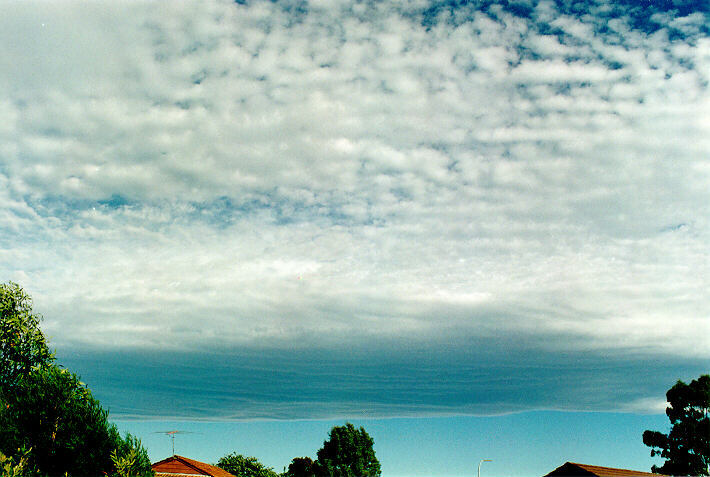 altocumulus mackerel_sky : Oakhurst, NSW   13 May 1995