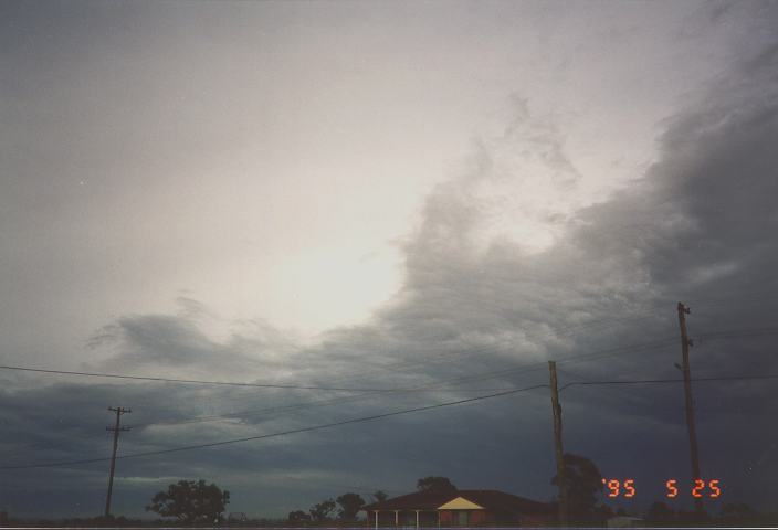 altostratus altostratus_cloud : Schofields, NSW   25 May 1995