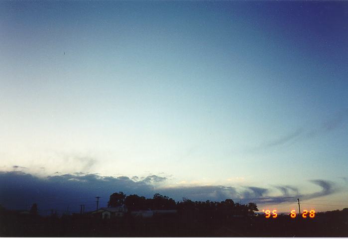 altostratus altostratus_cloud : Schofields, NSW   28 June 1995