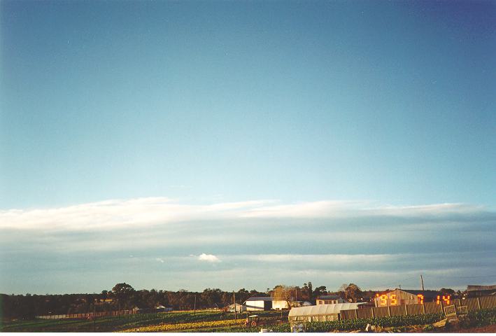 altostratus altostratus_cloud : Schofields, NSW   14 July 1995