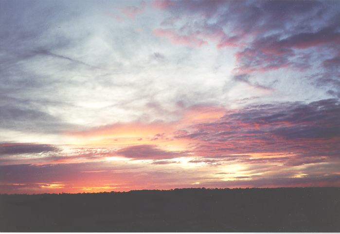 sunrise sunrise_pictures : Schofields, NSW   27 July 1995