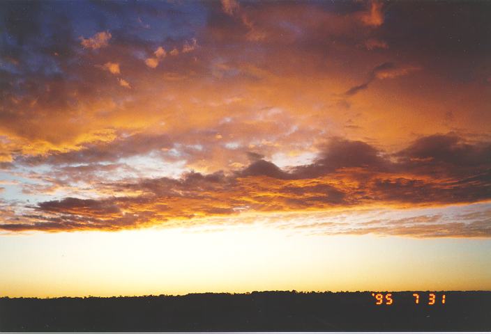 altostratus altostratus_cloud : Schofields, NSW   31 July 1995