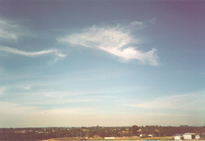 cirrus cirrus_cloud : Schofields, NSW   12 August 1995