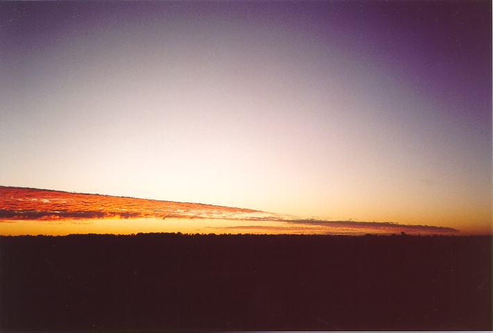 sunrise sunrise_pictures : Schofields, NSW   21 August 1995