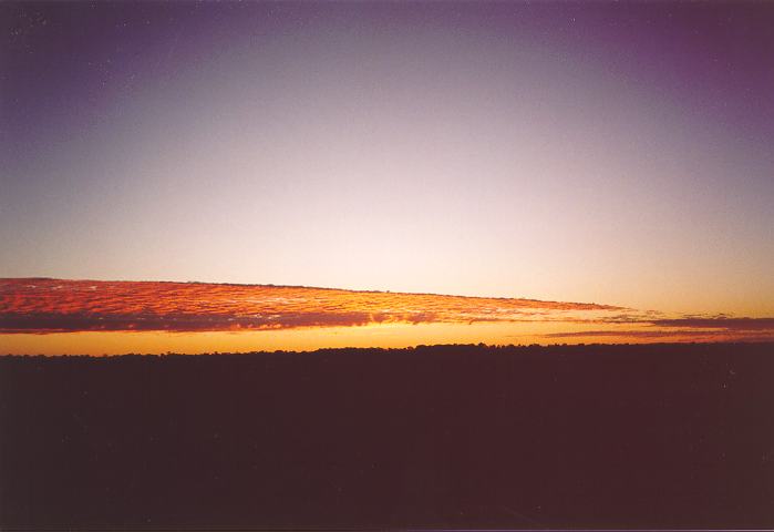sunrise sunrise_pictures : Schofields, NSW   21 August 1995