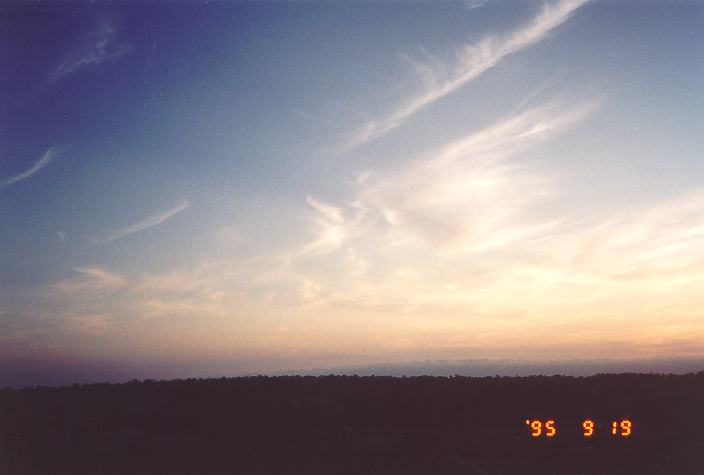 cirrus cirrus_cloud : Schofields, NSW   19 September 1995