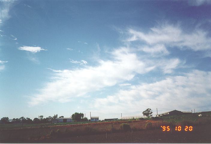 cirrus cirrus_cloud : Schofields, NSW   20 October 1995