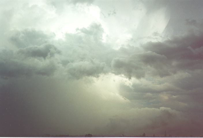 cumulonimbus supercell_thunderstorm : Kemps Creek, NSW   28 October 1995