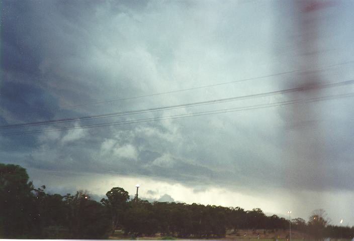 cumulonimbus thunderstorm_base : near Wonderland, NSW   28 October 1995