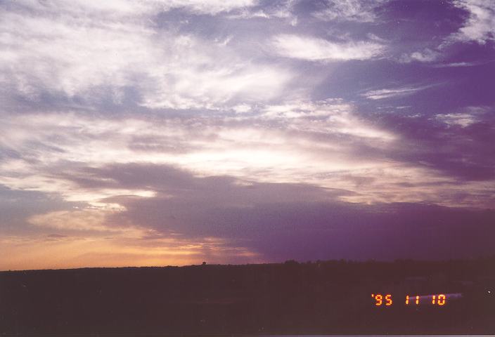 cirrus cirrus_cloud : Schofields, NSW   10 November 1995