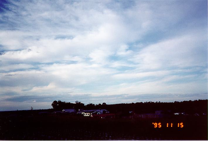 cirrus cirrus_cloud : Schofields, NSW   15 November 1995