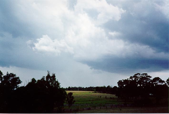 cumulonimbus thunderstorm_base : Oran Park, NSW   18 November 1995