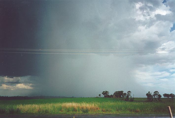 raincascade precipitation_cascade : Cobbity,, NSW   18 November 1995