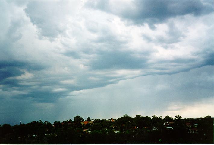 cumulonimbus thunderstorm_base : Rooty Hill, NSW   28 November 1995