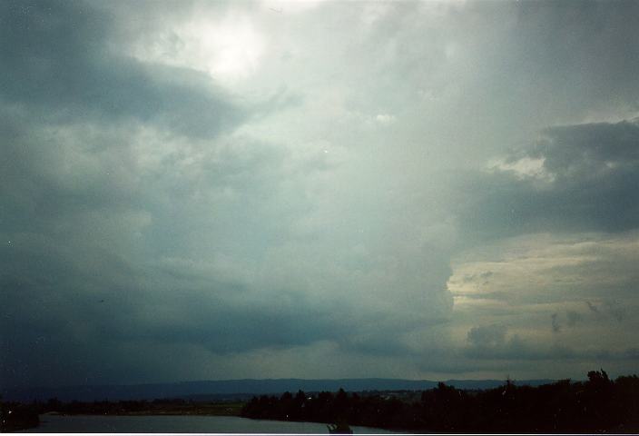 cumulonimbus thunderstorm_base : Freemans Reach, NSW   31 December 1995
