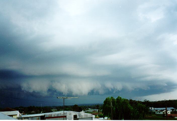 shelfcloud shelf_cloud : Schofields, NSW   19 January 1996