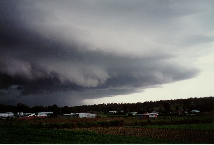 cumulonimbus thunderstorm_base : Schofields, NSW   19 January 1996