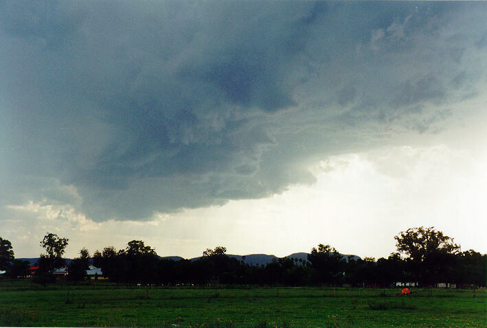 cumulonimbus thunderstorm_base : Richmond, NSW   5 February 1996
