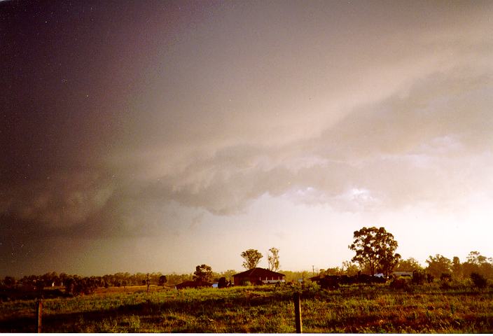 cumulonimbus thunderstorm_base : Schofields, NSW   8 February 1996