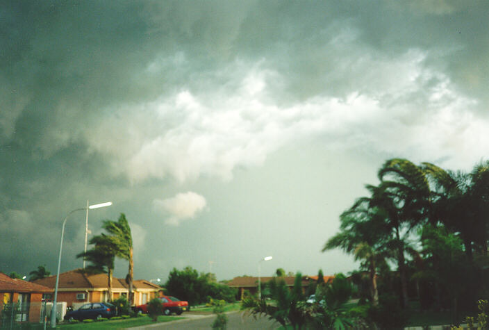 cumulonimbus thunderstorm_base : Oakhurst, NSW   8 February 1996