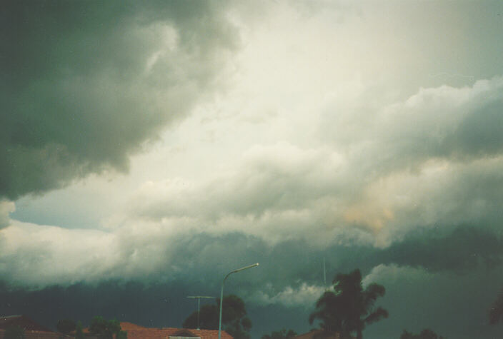 cumulonimbus thunderstorm_base : Oakhurst, NSW   8 February 1996