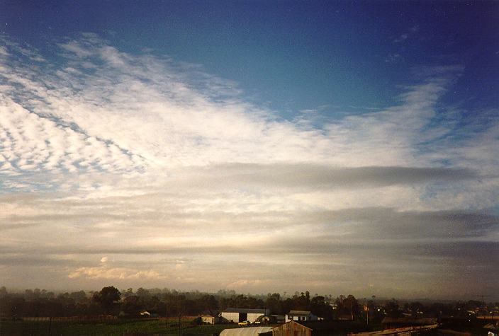 altocumulus undulatus : Schofields, NSW   19 May 1996