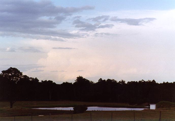 cumulonimbus supercell_thunderstorm : Wyee, NSW   29 September 1996