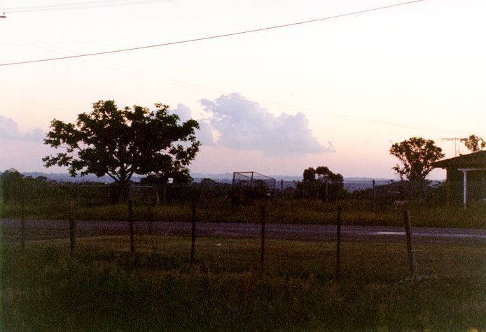 cumulus mediocris : Schofields, NSW   29 October 1996