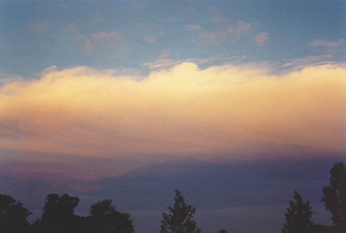 sunset sunset_pictures : Oakhurst, NSW   8 November 1996