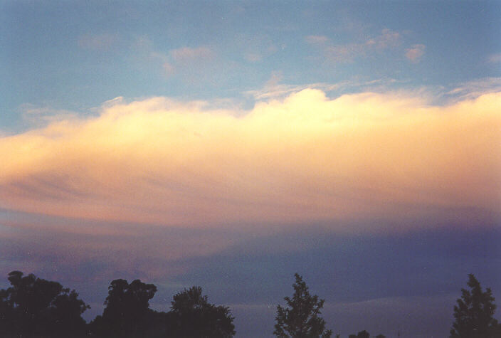 altostratus altostratus_cloud : Oakhurst, NSW   8 November 1996