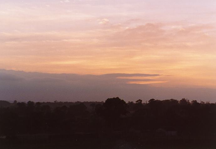 altostratus altostratus_cloud : Schofields, NSW   4 December 1996