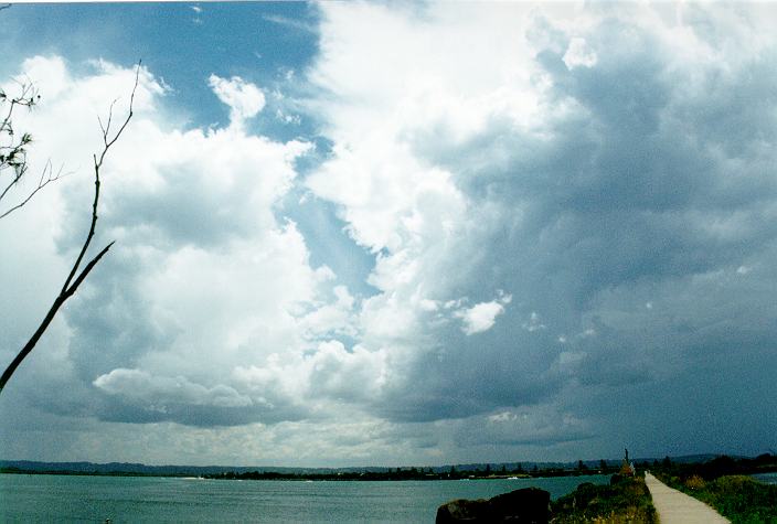 thunderstorm cumulonimbus_incus : Ballina, NSW   31 December 1996