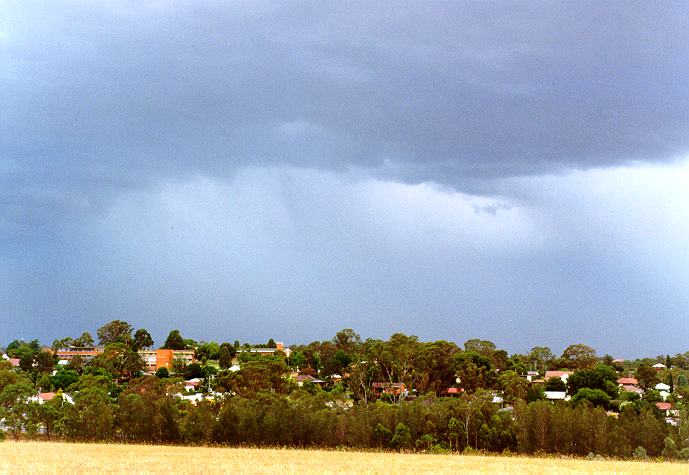 cumulonimbus thunderstorm_base : Rooty Hill, NSW   7 January 1997