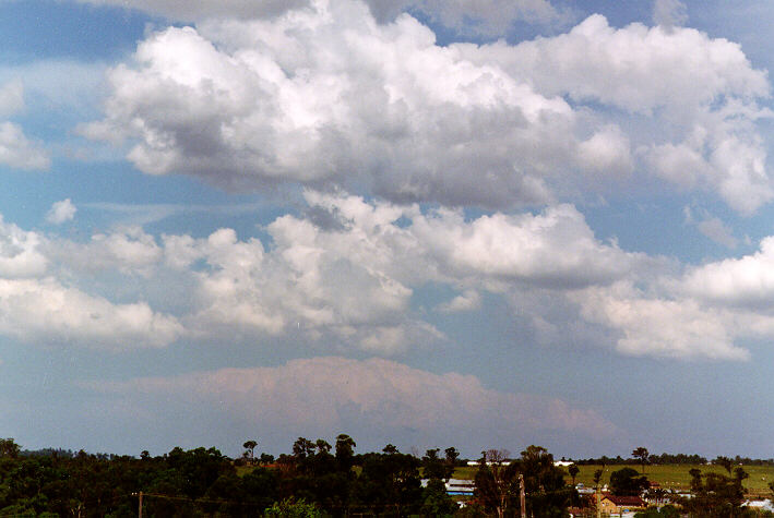 thunderstorm cumulonimbus_incus : Schofields, NSW   23 March 1997