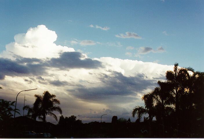 thunderstorm cumulonimbus_incus : Oakhurst, NSW   23 March 1997