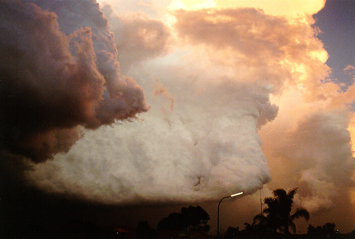 thunderstorm cumulonimbus_incus : Oakhurst, NSW   23 March 1997