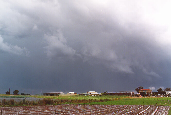 cumulonimbus thunderstorm_base : Schofields, NSW   20 September 1997