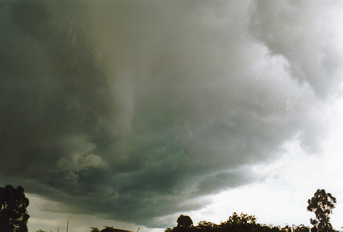 cumulonimbus thunderstorm_base : Oakhurst, NSW   20 September 1997