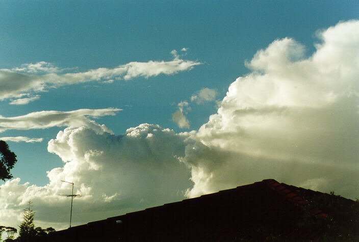 cumulus congestus : Oakhurst, NSW   26 September 1997