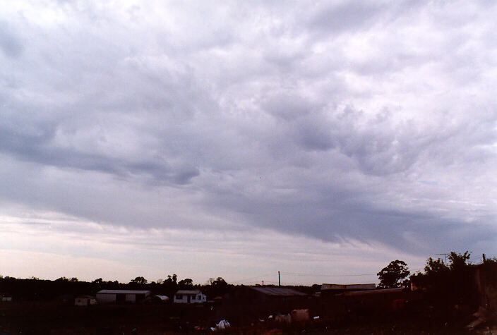 altostratus altostratus_cloud : Schofields, NSW   2 October 1997