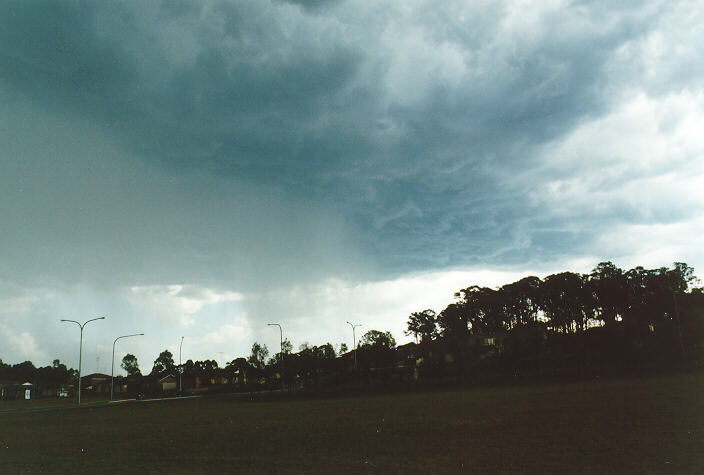 raincascade precipitation_cascade : Glenmore Park, NSW   27 October 1997