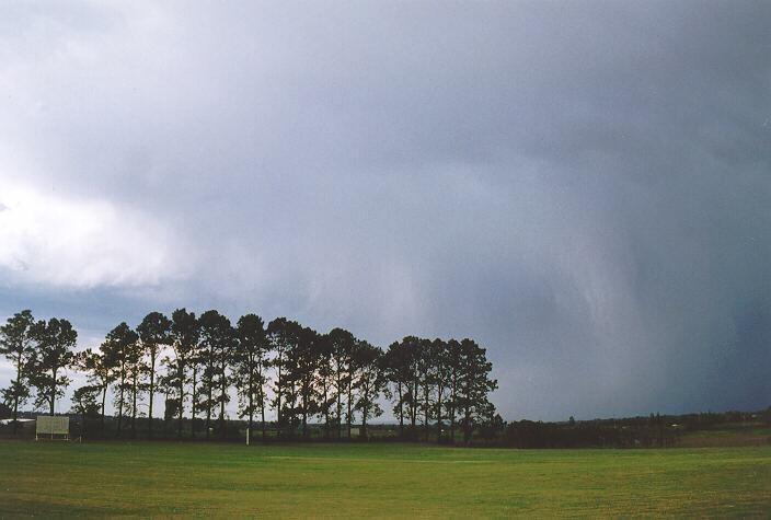 raincascade precipitation_cascade : Freemans Reach, NSW   27 October 1997