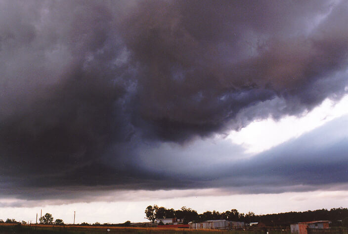 cumulonimbus thunderstorm_base : Schofields, NSW   15 November 1997