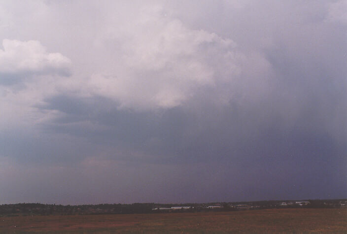 raincascade precipitation_cascade : Rooty Hill, NSW   27 November 1997