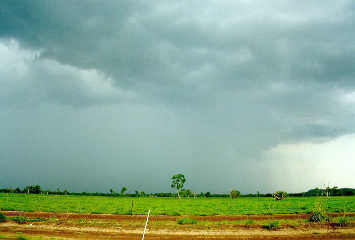 cumulonimbus thunderstorm_base : near Humpty Doo, NT   2 December 1997
