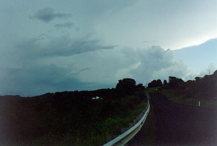 cumulonimbus thunderstorm_base : Alstonville, NSW   24 December 1997